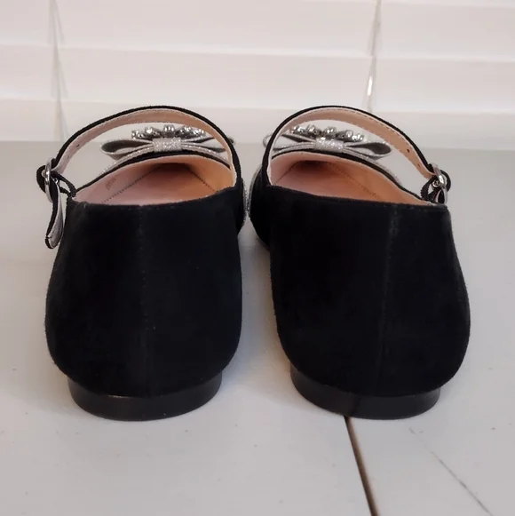 J. Crew Velvet Marina Holiday Jane With Jewels Embellished Flat Loafers Size 8.5 - Picture 5 of 13